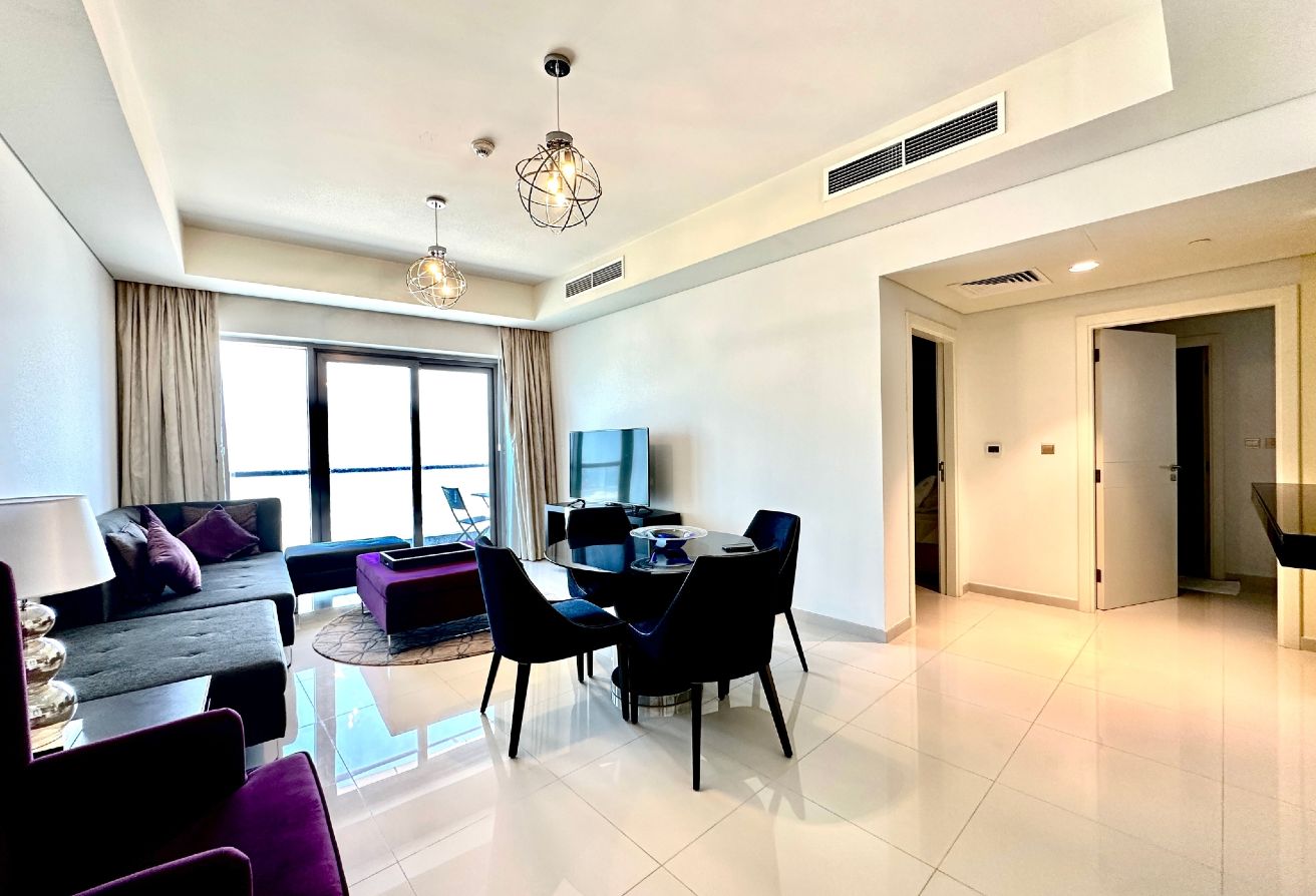PANORAMIC SEA VIEW 2BR APARTMENT FOR RENT | LUSAIL