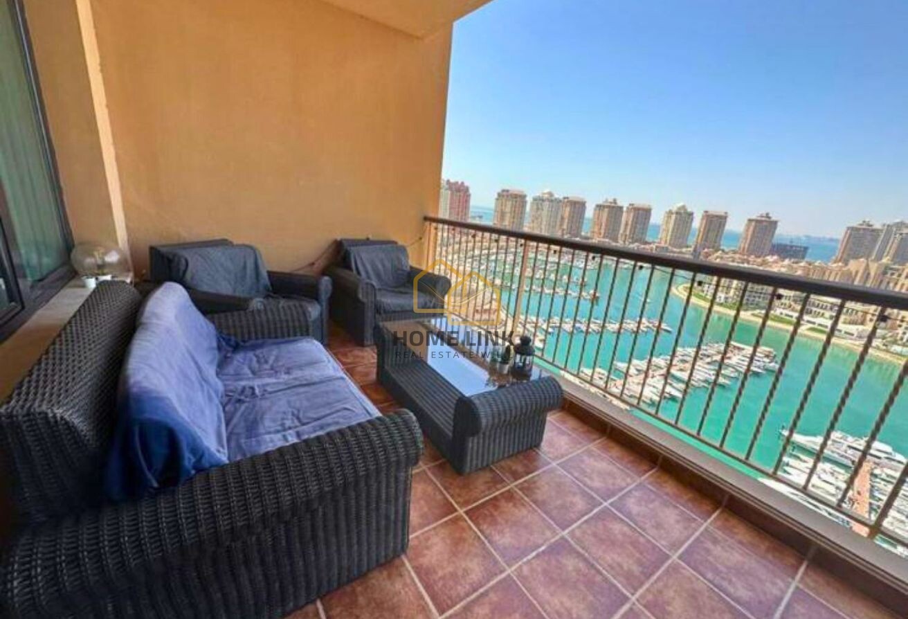 MARINA VIEW | ELEGANT 2 BEDROOM APT IN THE PEARL